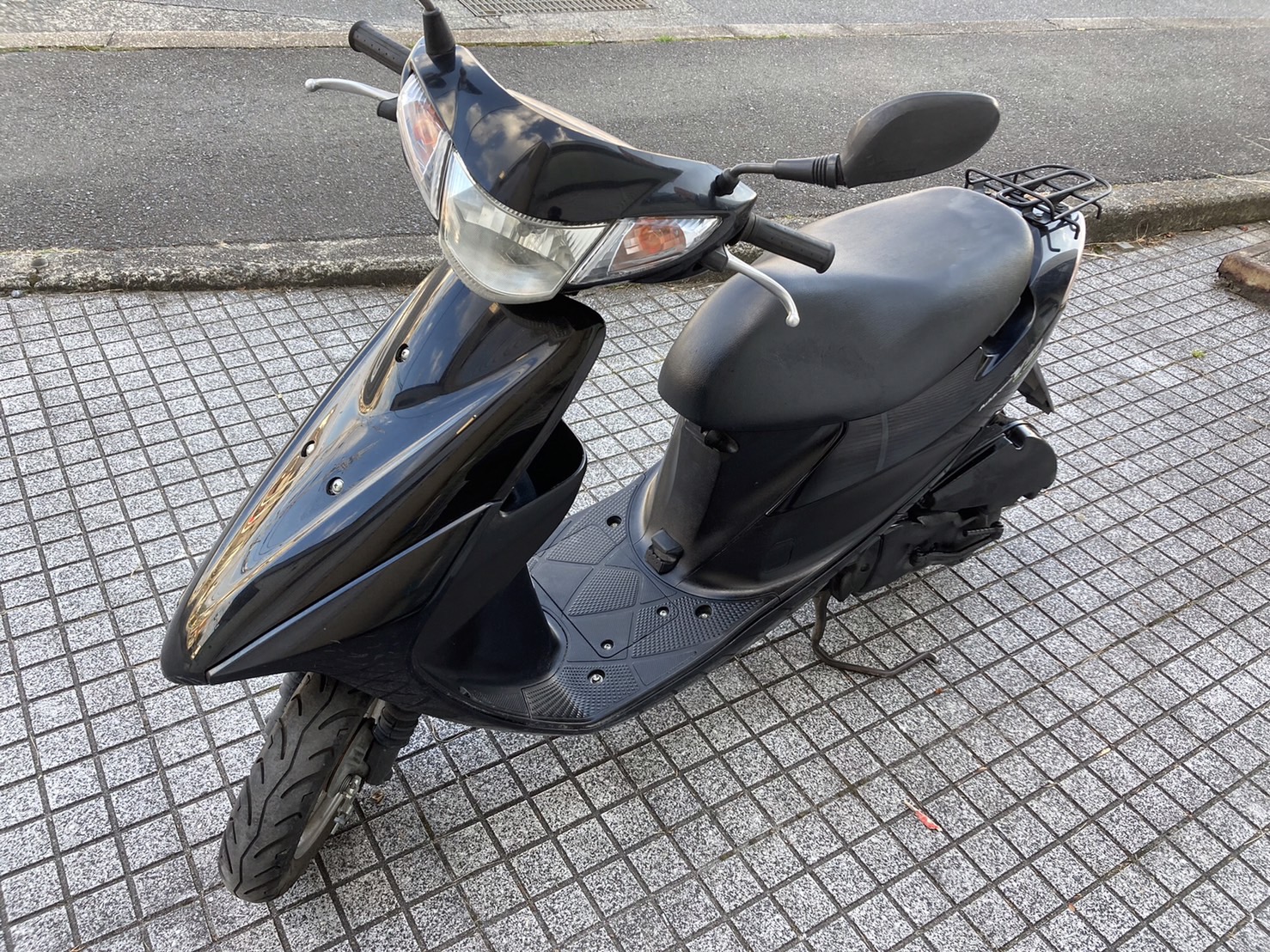 アドレス50 Suzuki 黒 中古バイク 若林自転車商会 大津市 唐崎店 セール 有限会社 若林自転車商会